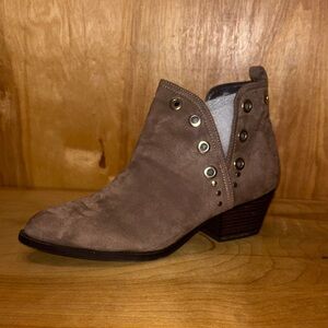 Brown Suede Ankle Boots
